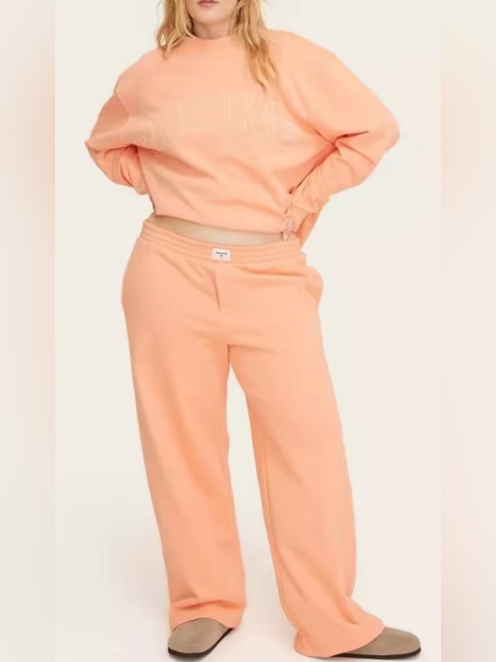 Orange Parke NWT Women's High-Rise Boxer Sweatpants - Parke x Target Medium